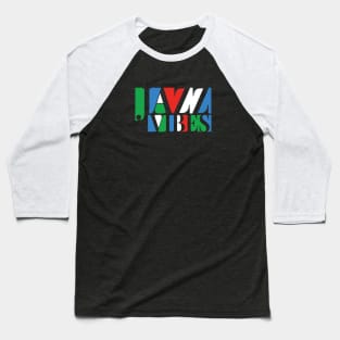 Jazz Vibes Colorful Modern Concept Baseball T-Shirt